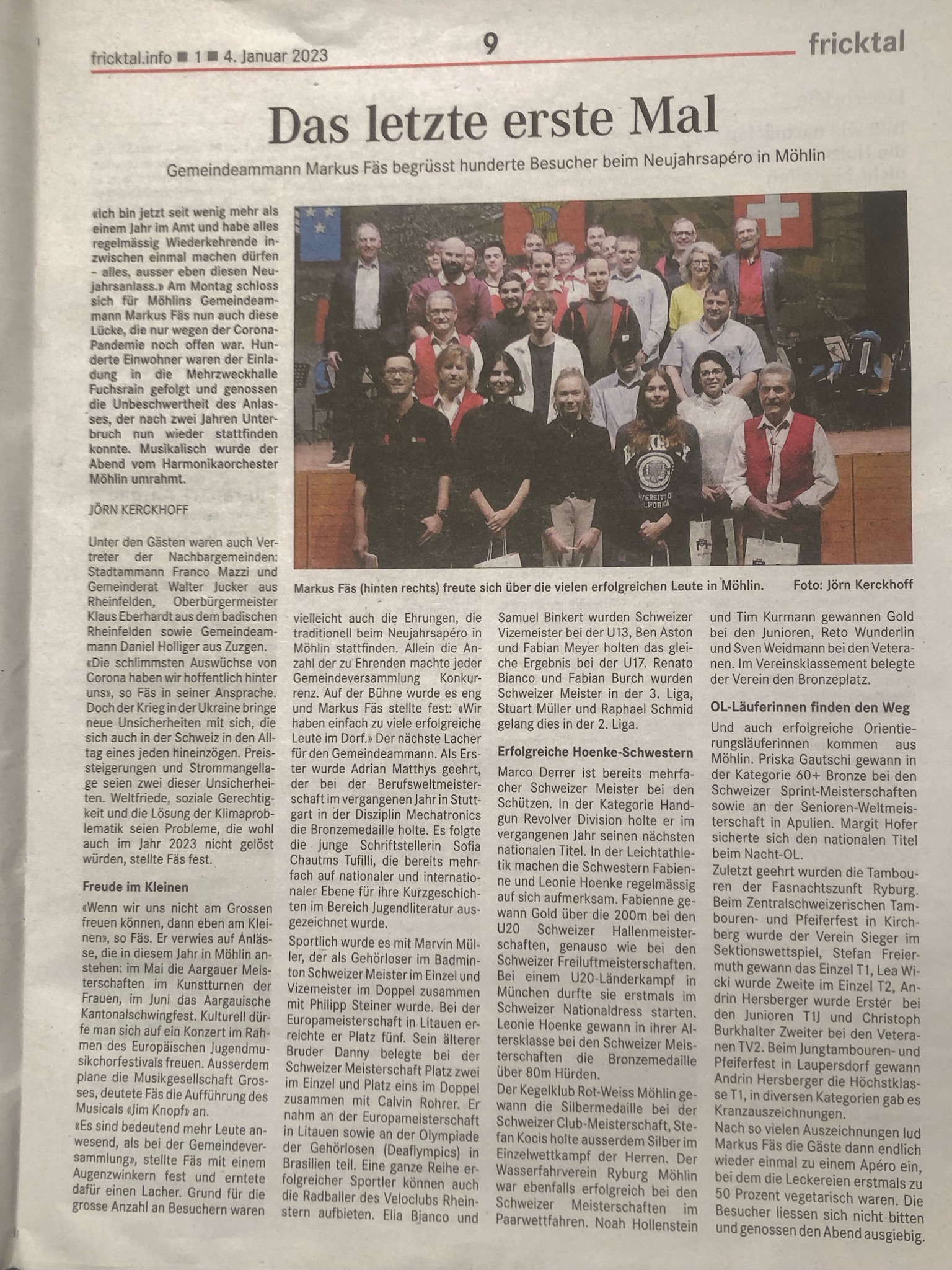 2301_Ehrung_Zeitungsausschnitt